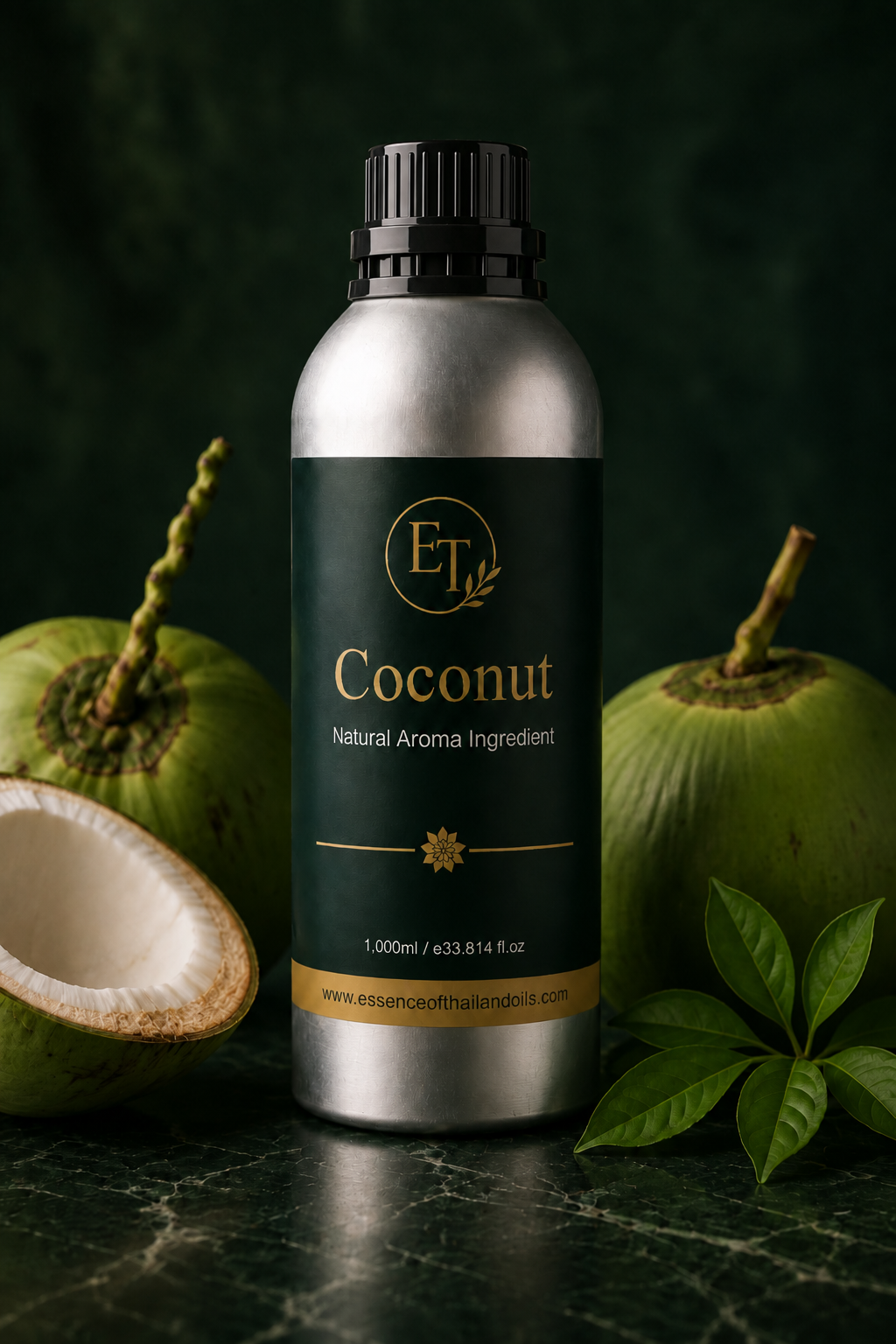 essence of thailand oil coconut 600x400 products page black bottle top