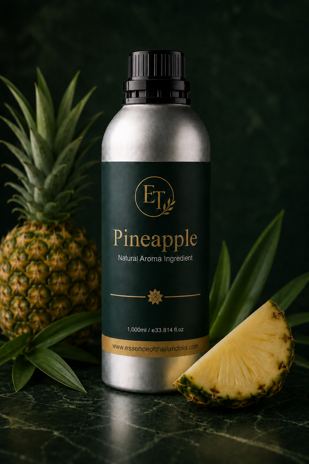 essence of thailand oils pineapple 600x400 products page black bottle top