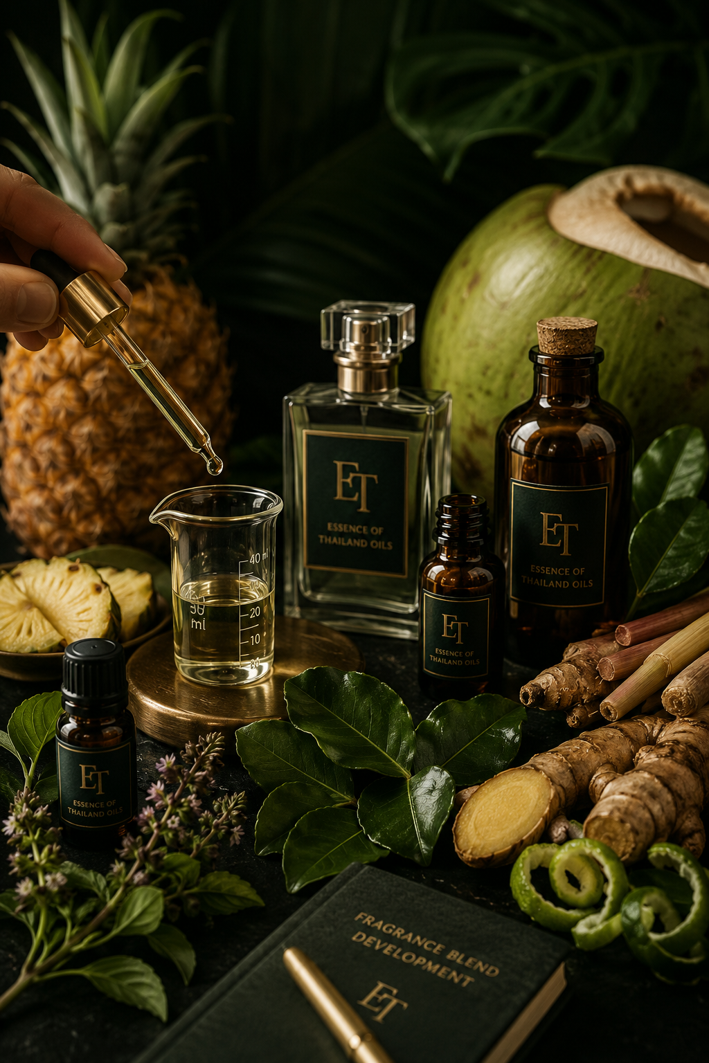 natural fragrance aroma blend essence of thailand oil applications
