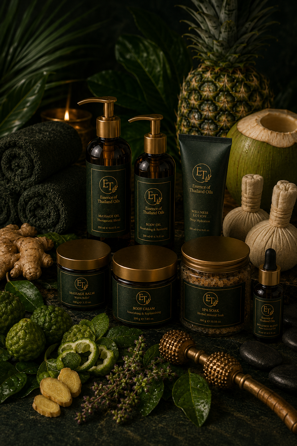spa massage wellness essence of thailand oils applications